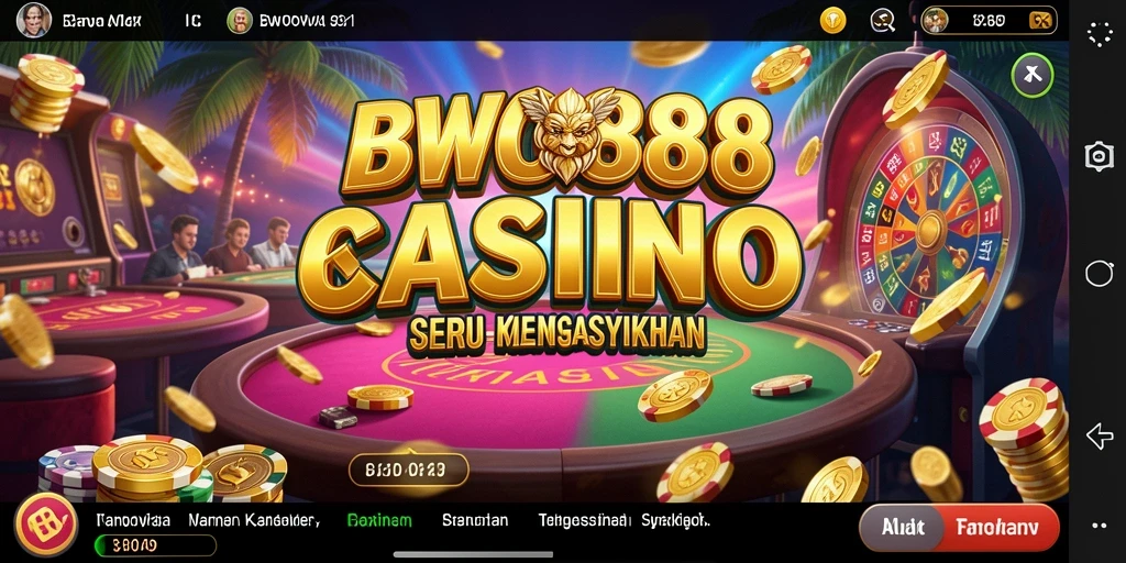 Tampilan gameplay BWO888 yang menakjubkan dan mengasyikkan.