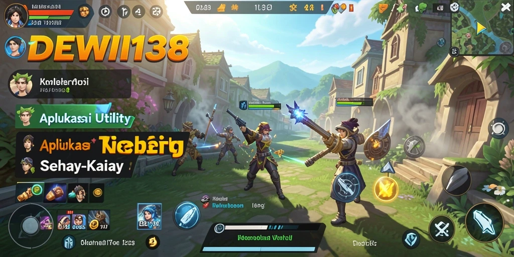 Tampilan antarmuka DEWI138 yang user-friendly dan terorganisir.