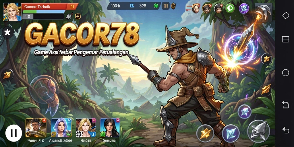 Tangkapan layar gameplay GACOR78 menampilkan aksi seru dan grafis menawan.