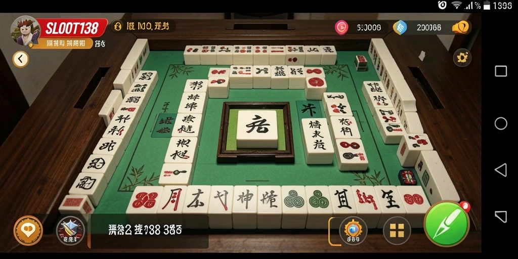 Tampilan gameplay Mahjong SLOT138 yang menakjubkan dan penuh aksi.