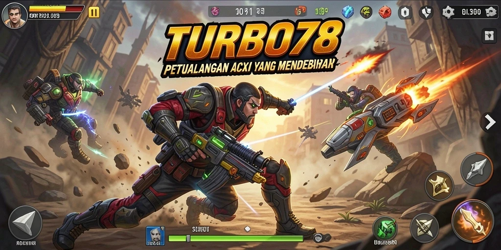 Tangkapan layar gameplay action TURBO78 yang penuh aksi.